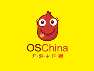 文大為的開源中國OSChina 卡通LOGOlogo設計