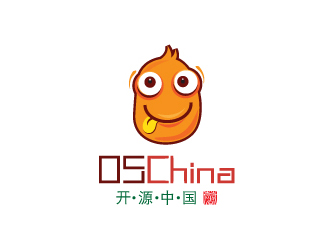 文大為的開源中國OSChina 卡通LOGOlogo設計