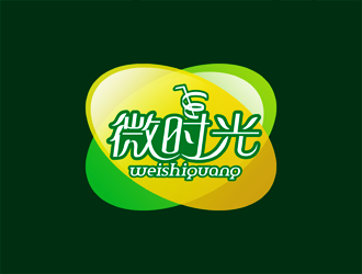 譚家強的微時光果汁飲料店logo設計