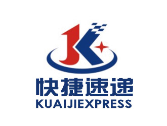 黃程的快捷速遞logo設計