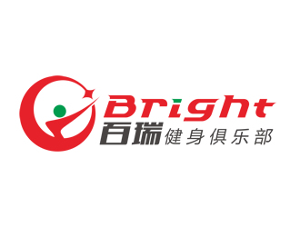 廖燕峰的百瑞 Bright 健身俱樂部logo設計