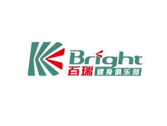 周國強的百瑞 Bright 健身俱樂部logo設計