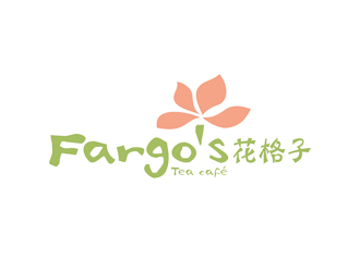 花格子Fargo's（Tea café）甜品店logo設(shè)計