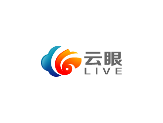 周金進的云眼live高科技logologo設計