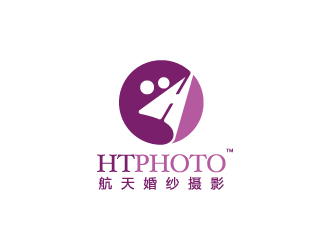 楊勇的航天婚紗攝影機構/HTphotologo設計