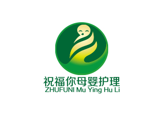 何錦江的北京祝福你母嬰護理中心logo設計