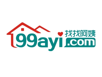 曾翼的找找阿姨家政服務logo設計logo設計