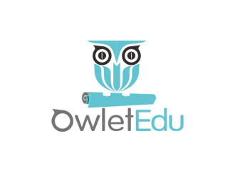 周國強的OwletEdu 卡通貓頭鷹logo設計