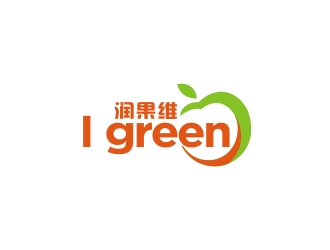 曾翼的中文名稱：潤果維  /  英文名稱：i greenlogo設計