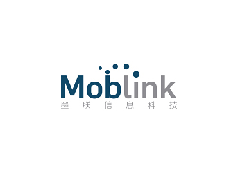 孫紅印的Moblink  上海墨聯(lián)信息科技有限公司logo設(shè)計