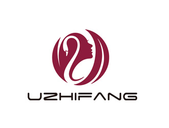 UZF瘦身美容院連鎖店logo設計