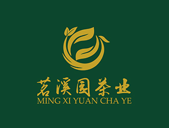 潘樂的茗溪園茶葉店logo設計