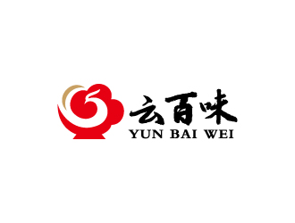 周金進的云百味快餐店祥云logologo設計