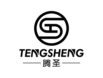 騰圣有機玻璃工藝制品logo設計