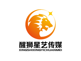 張俊的醒獅星藝傳媒教育 動物頭像logologo設計