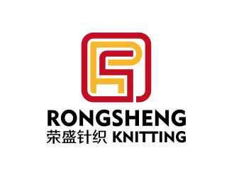 何錦江的榮盛針織RONGSHENG KNITTING商標(biāo)設(shè)計logo設(shè)計