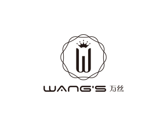 孫金澤的WANG'S 萬絲婚紗禮服定制工作室logologo設計