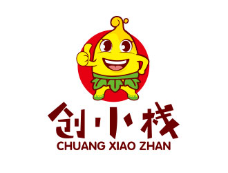 向正軍的創(chuàng)小棧保健品動物卡通熊logo設(shè)計logo設(shè)計