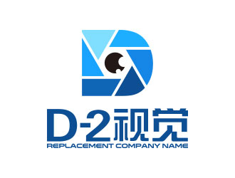 D-2視覺攝影工作室logo設計