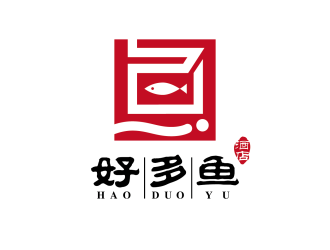 好多魚酒店logo設計