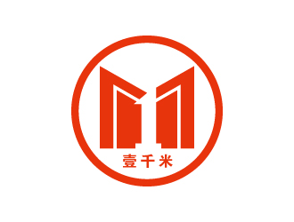 新野縣壹千米電子商務(wù)有限公司logo設(shè)計(jì)