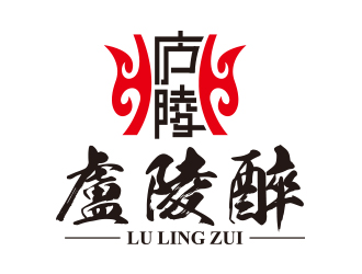 向正軍的廬陵醉酒品公司logo設(shè)計(jì)