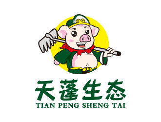 向正軍的天蓬生態(tài)logo設(shè)計(jì)