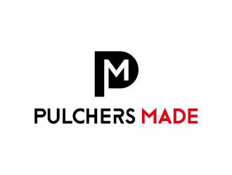 張俊的Pulchers Made英文線條日用品品牌logologo設計