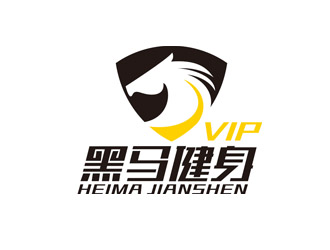 趙鵬的黑馬vip或者黑馬健身logo設(shè)計(jì)