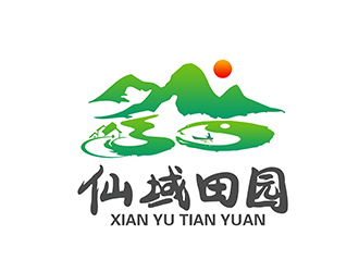 潘樂的仙域田園山水畫logologo設計