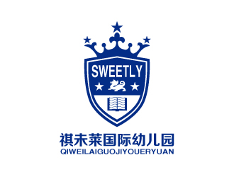 張俊的祺未萊國際幼兒園標志設計logo設計