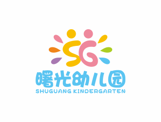 何嘉健的曙光幼兒園標志設計logo設計