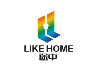 李泉輝的途中 like home民宿品牌logo設(shè)計logo設(shè)計