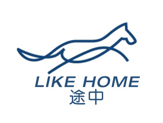 李正東的途中 like home民宿品牌logo設(shè)計logo設(shè)計