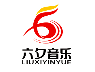 李杰的六夕音樂logo設計