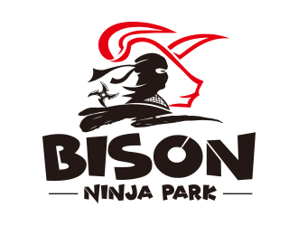 向正軍的Bison Ninja Parklogo設計