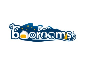 baorooms創意民宿商標設計logo設計