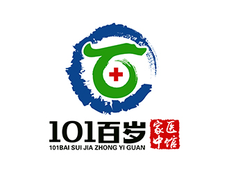 潘樂的101百歲家中醫館或國醫館logo設計