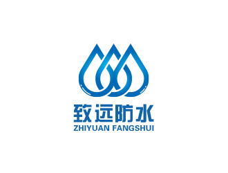 建筑防水工程單色logologo設計