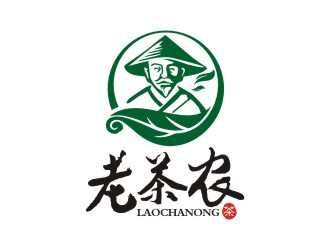 老茶農logo設計