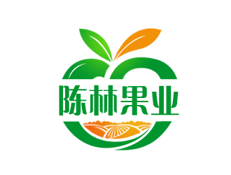 余亮亮的陳林果業logo設計