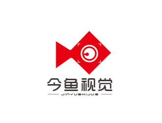 朱紅娟的今魚視覺logo設(shè)計