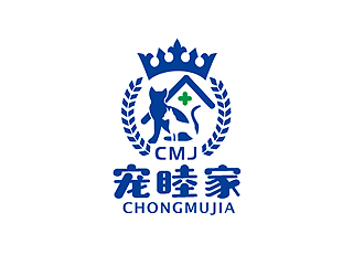 寵睦家動物醫院logo設計