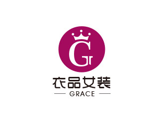 朱紅娟的衣品女裝logo設計