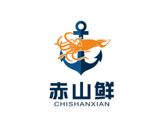 魷魚logo設(shè)計