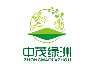 張俊的中茂綠洲logo設計