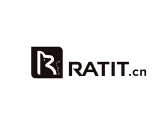 ratIT黑白圖標logo設計