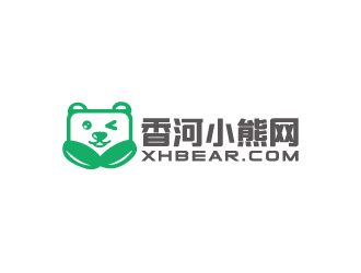 周金進的香河小熊網logo設計