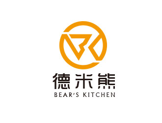 朱紅娟的德米熊烘培工具品牌logologo設計