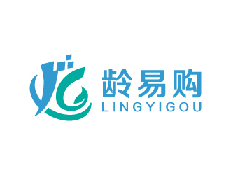 葉美寶的齡易購logo設計